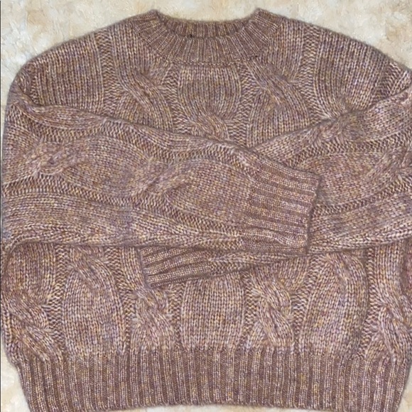 4SI3NNA Cable Crop Sweater Sizes S, M, L - Picture 6 of 8